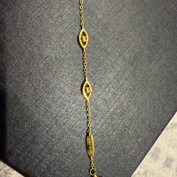 Bauble bar 18k plated evil eye bracelet - Picture 2 of 3